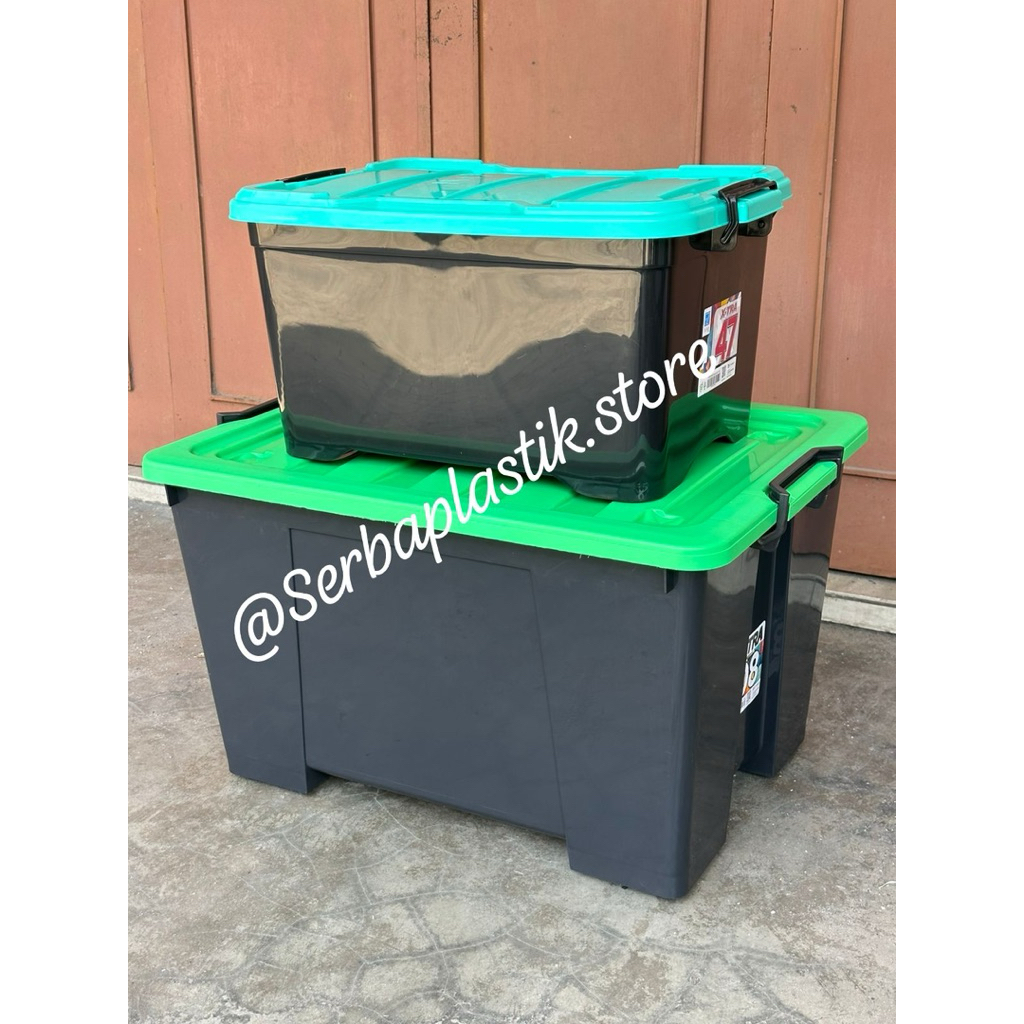 PROMO TERMURAH box container 108L 47L 128L 168L 150 liter ezy / kotak tebal kuat ez 150liter plastik