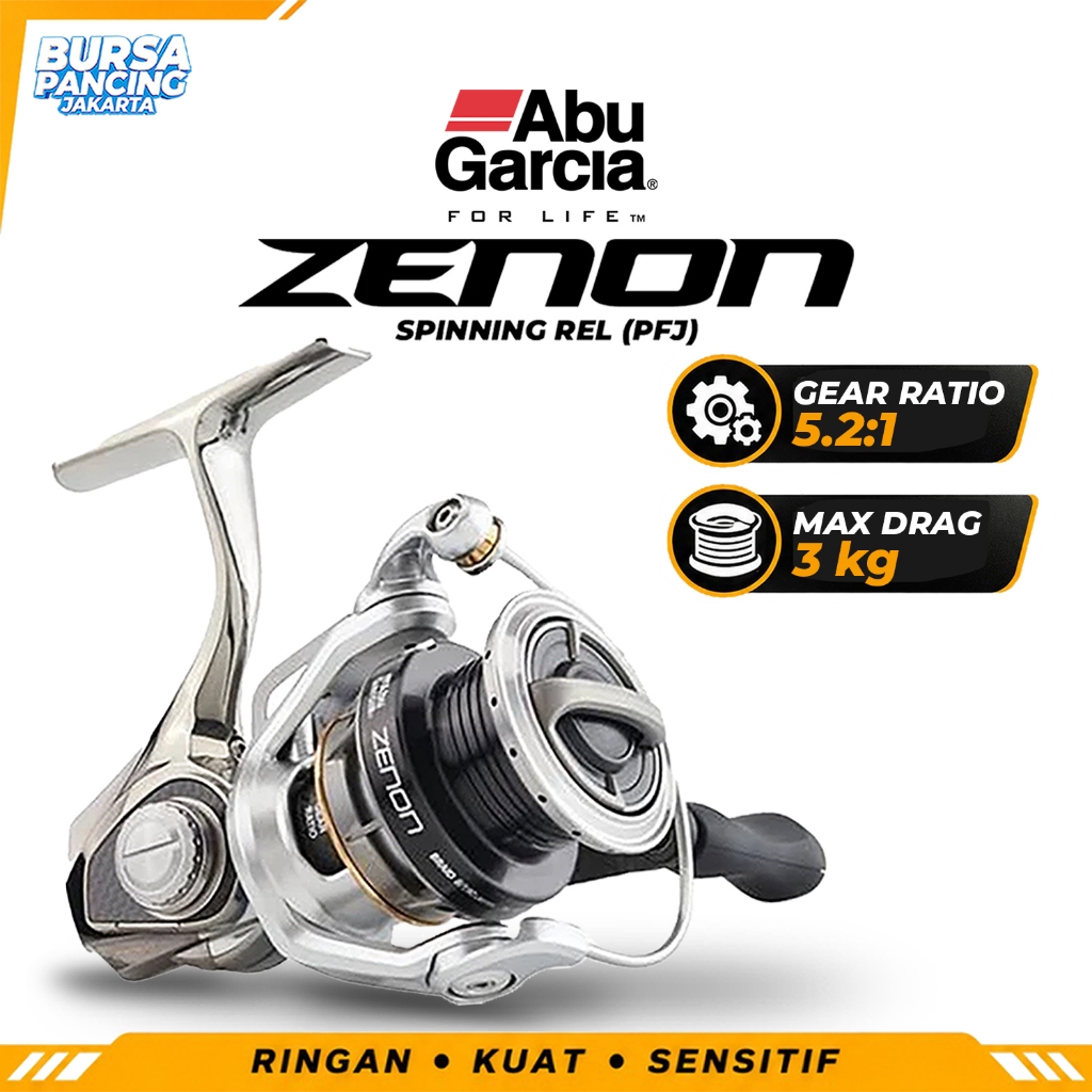 Abu Garcia Reel Spinning Zenon 11Bb 1000S 2000S 2500MSH 3000MSH Untuk Mancing Kolam Saltwater
