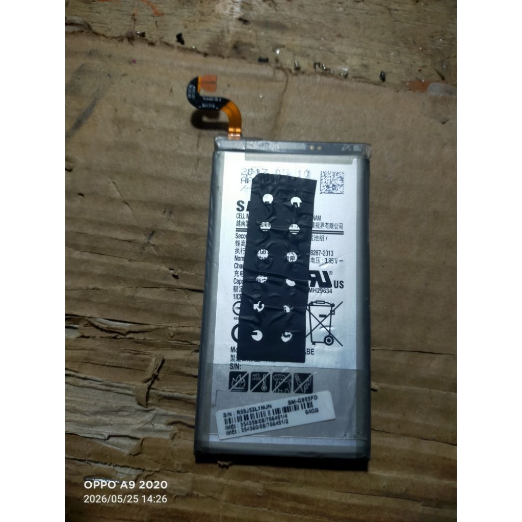 BATERAI SAMSUNG S8 PLUS ORIGINAL COPOTAN