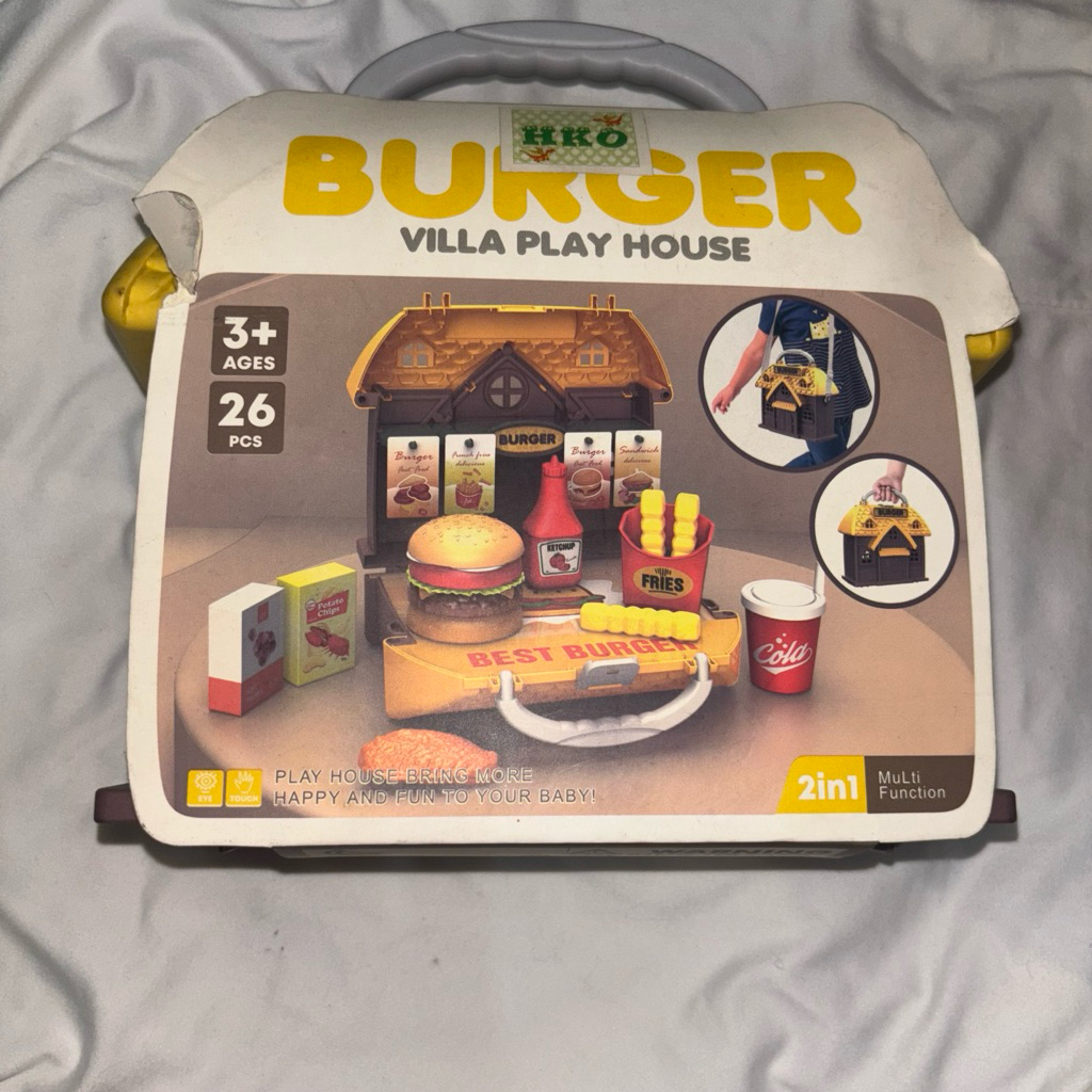 Mainan Anak Fundoh / Mainan Anak Burger / Frog Bowling / Puzzle / Lego