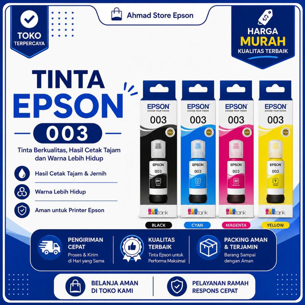 Tinta Epson 003 1 Set For L3210