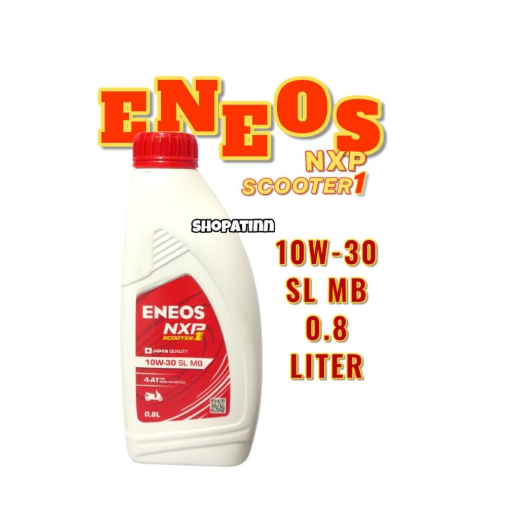 1 pcs OLI ENEOS NXP SCOOTER 1 10W-30 SL MB 0.8 LITER OLI MOTOR MATIC MERK ENEOS 0.8L YAMAHA OLI ENEO