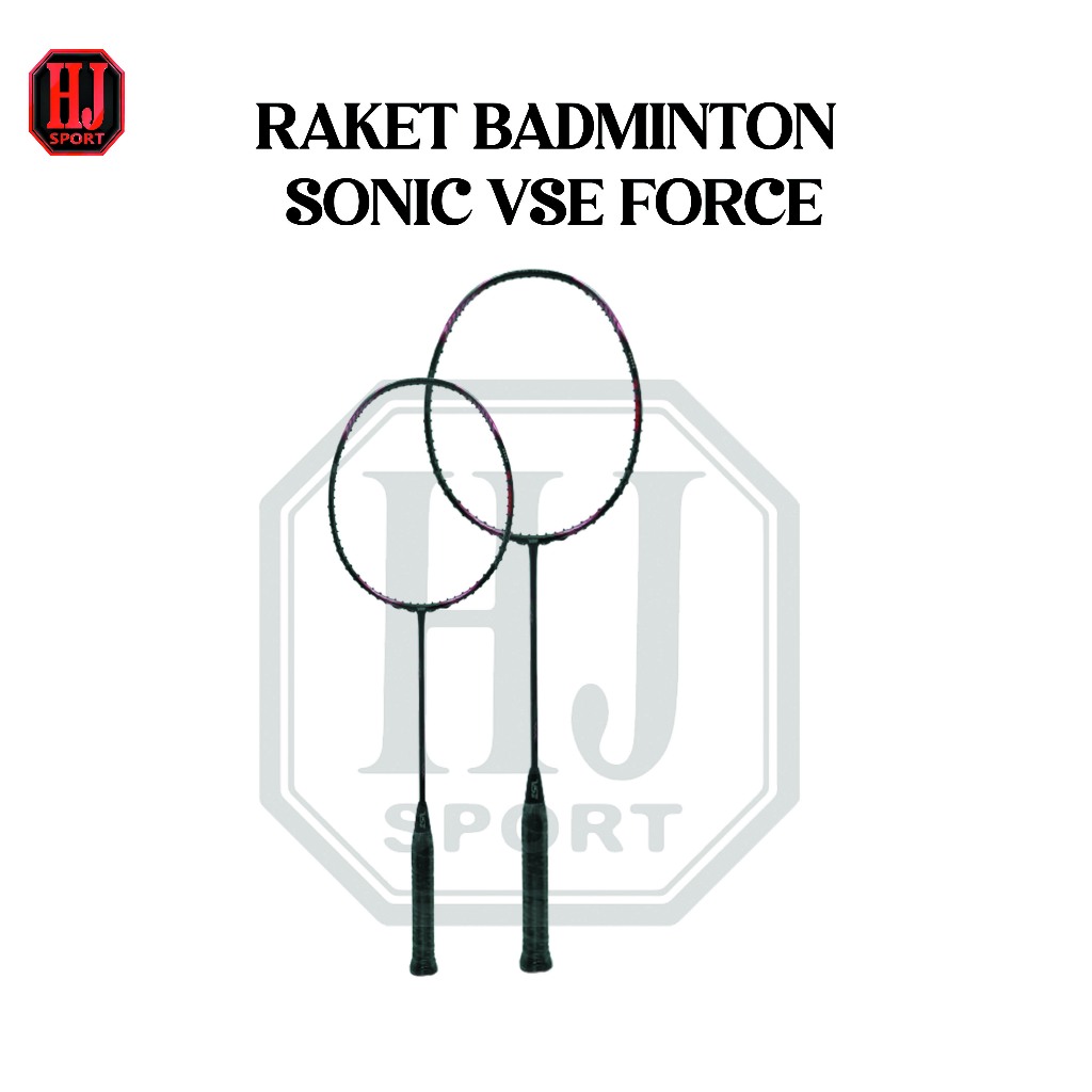Raket Badminton VSE Sonic Force Bonus Grip Handuk