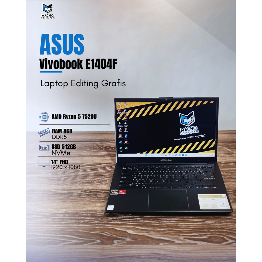 Asus VivoBook E1404F Ryzen 5 7520U
