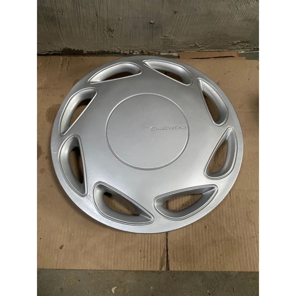 Wildop wheeldof dop cover tutup velg kaleng mobil daewo nexia ring 14 original