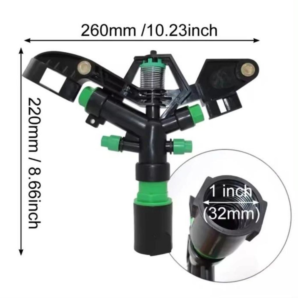 New Impact Sprinkler 5 Nozzle 1 inci