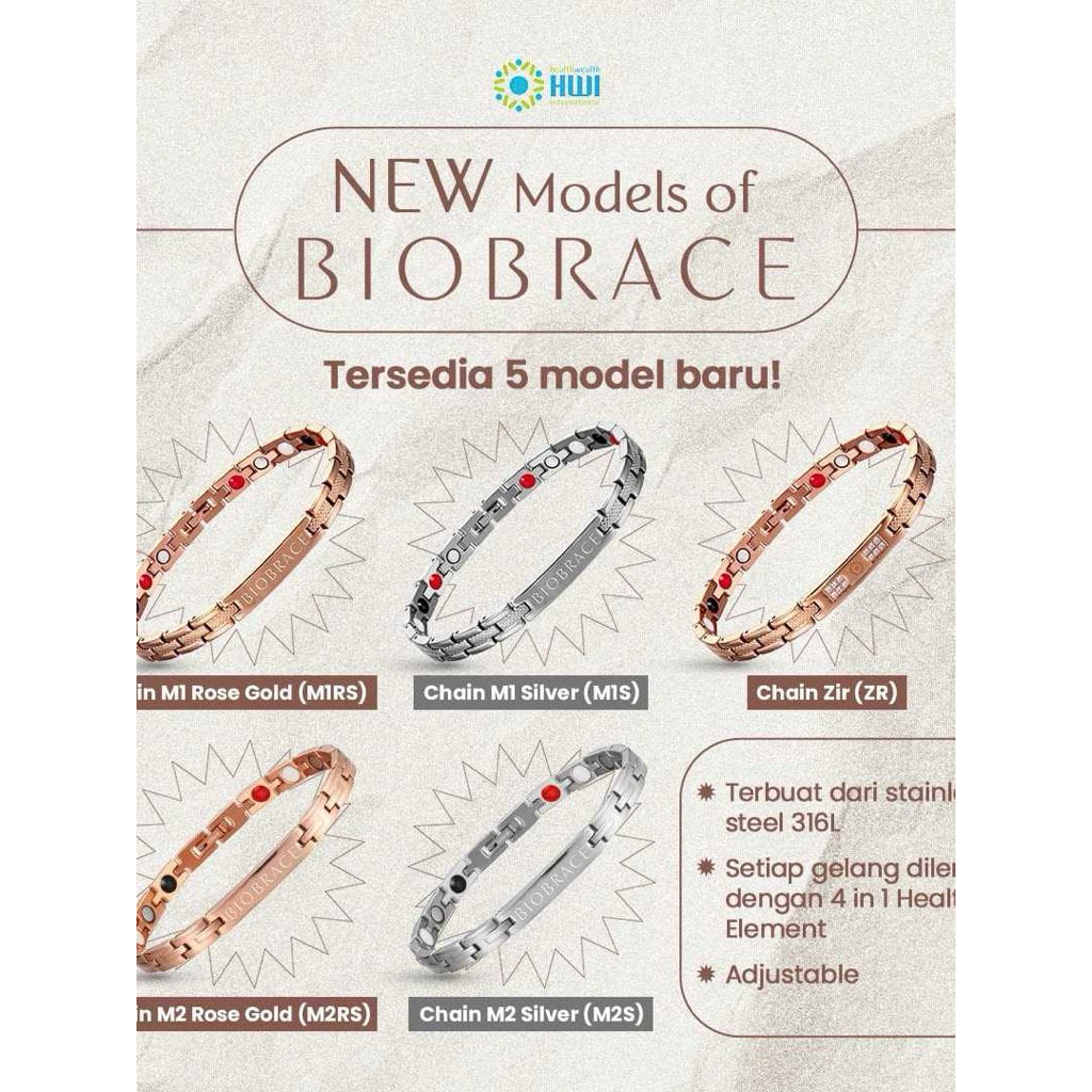 BIOBRACE Gelang Kesehatan // Gelang Terapi