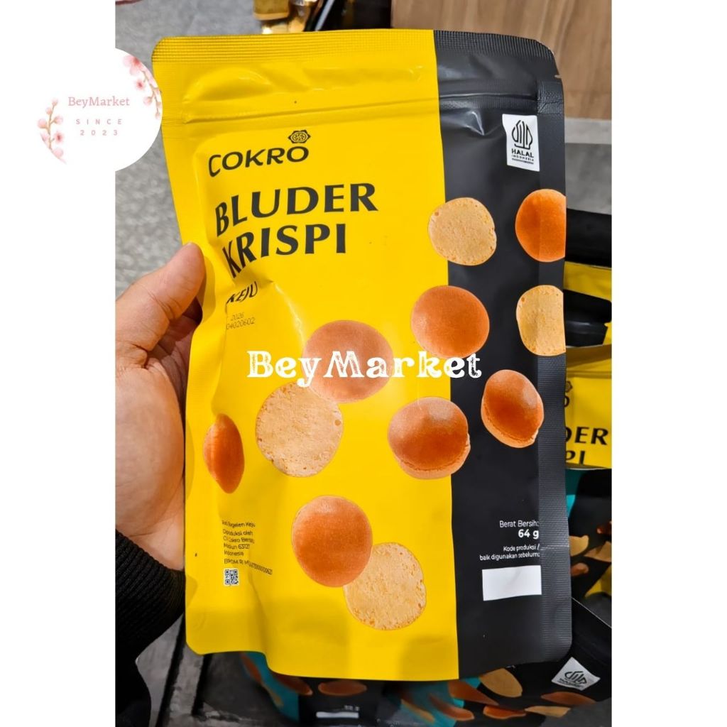 Cokro Bluder Krispi Keju 64g | Roti Cokro Kering