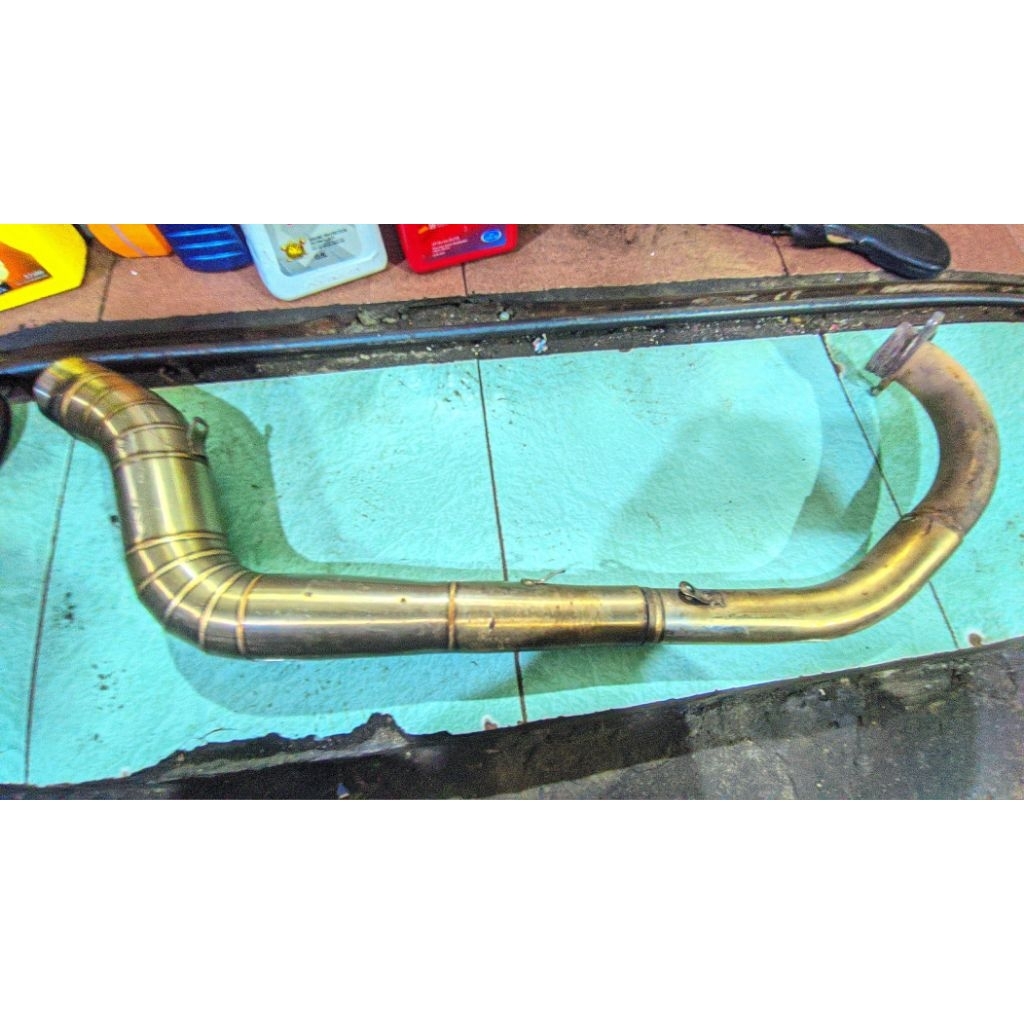 leheran header knalpot MX new merk x1 speed