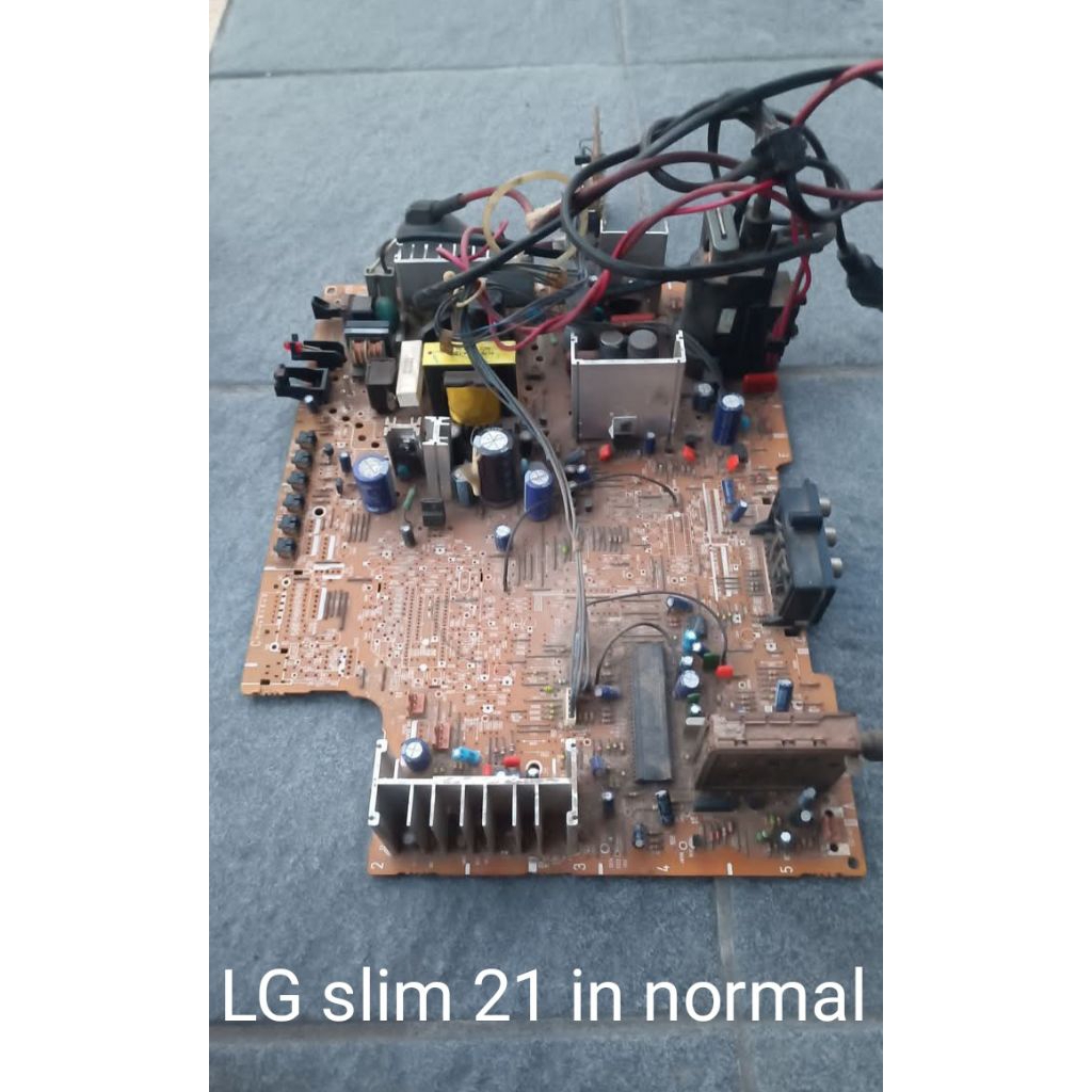 mesin TV LG slim 21 in normal original