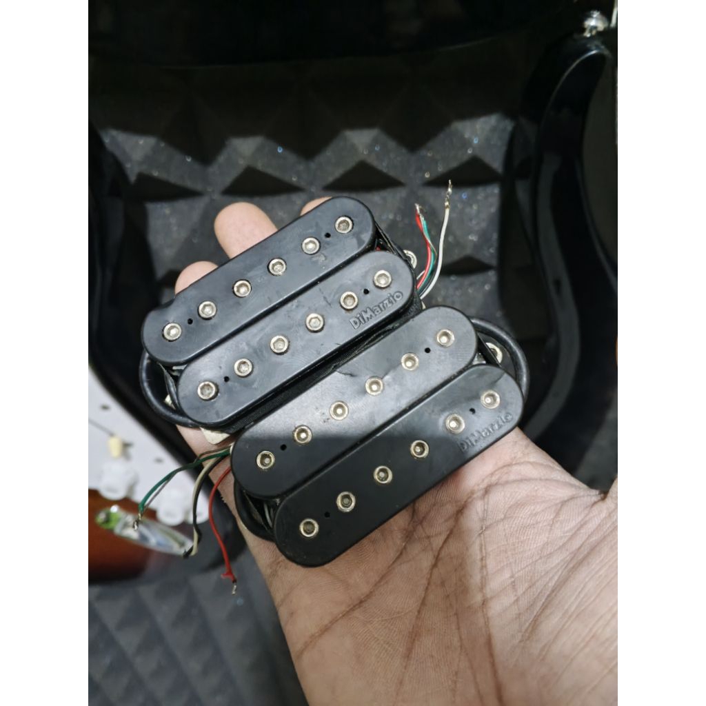 pickup gitar dmarzio cabutan hight gain original output normal