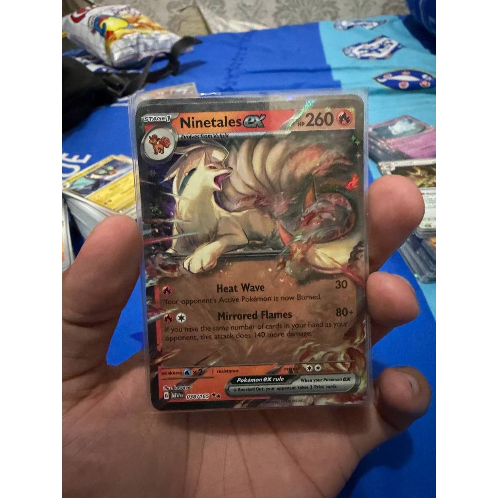 Ninetales ex RR (038/165) Pokemon English ~ Scarlet & Violet 151 (MEW)