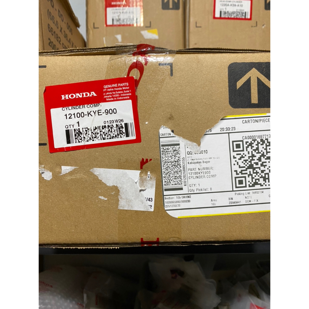12100-KYE-900 Cylinder Comp Honda Megapro New / CB150 Verza / Verza / CRF 150