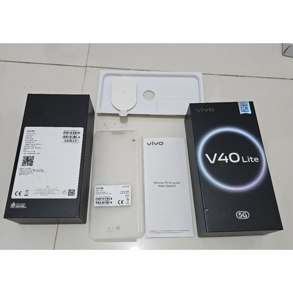 DUS BOX VIVO V40 LITE 5G BEKAS ORI COPOTAN ASLI