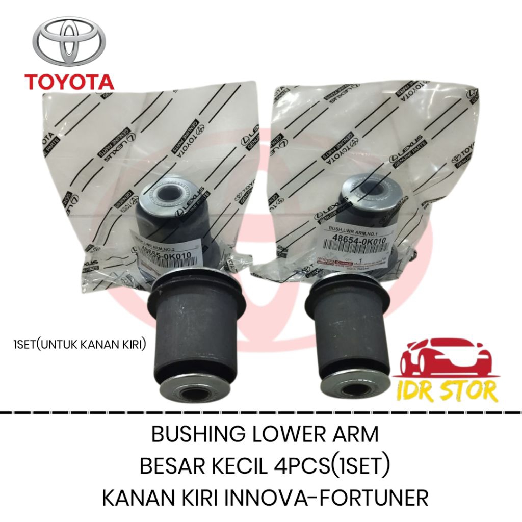 BUSHING LOWER ARM INNOVA BESAR KECIL - BUSHING ARM INNOVA - BUSHING LOWER ARM BESAR KECIL INNOVA FOR