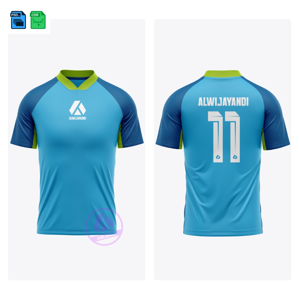 MOCKUP JERSEY V RATA RAGLAN // PS & CDR