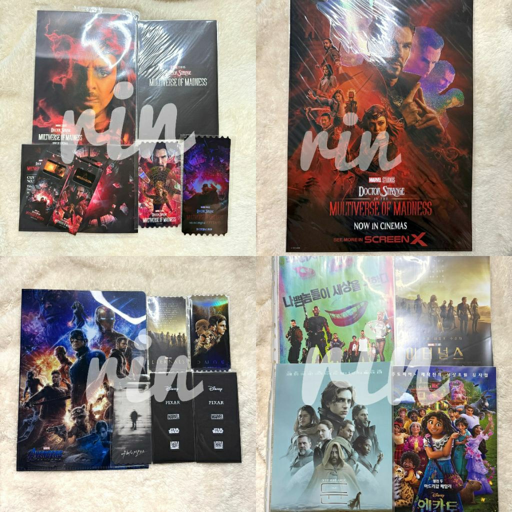 [READY STOCK] OFFICIAL KOREA COLLECTIBLE TICKET CT DR STRANGE ART CARD AC FILM MARK FM BOOKMARK POST