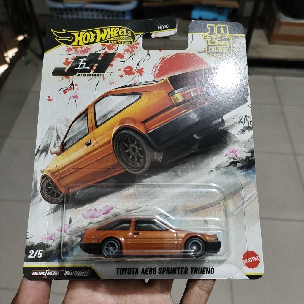 Hot Wheels Japan Historic AE86 Trueno, Nissan 2000GT, CRX, Celica dan Datsun Pickup