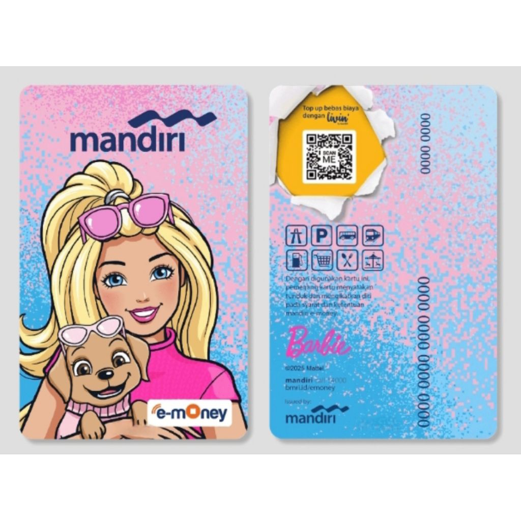 E-MONEY MANDIRI EDISI BARBIE