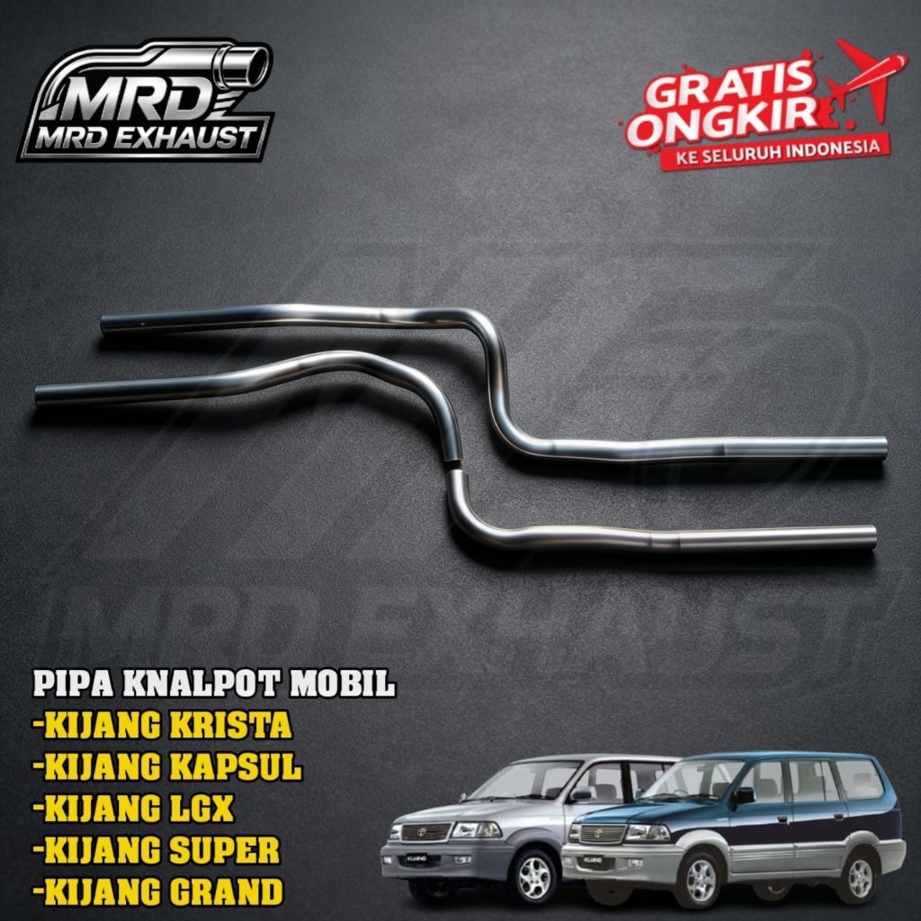PIPA KNALPOT BELAKANG MOBIL KIJANG LGX SUPER GRAND KRISTA KAPSUL MONEL ORIGINAL