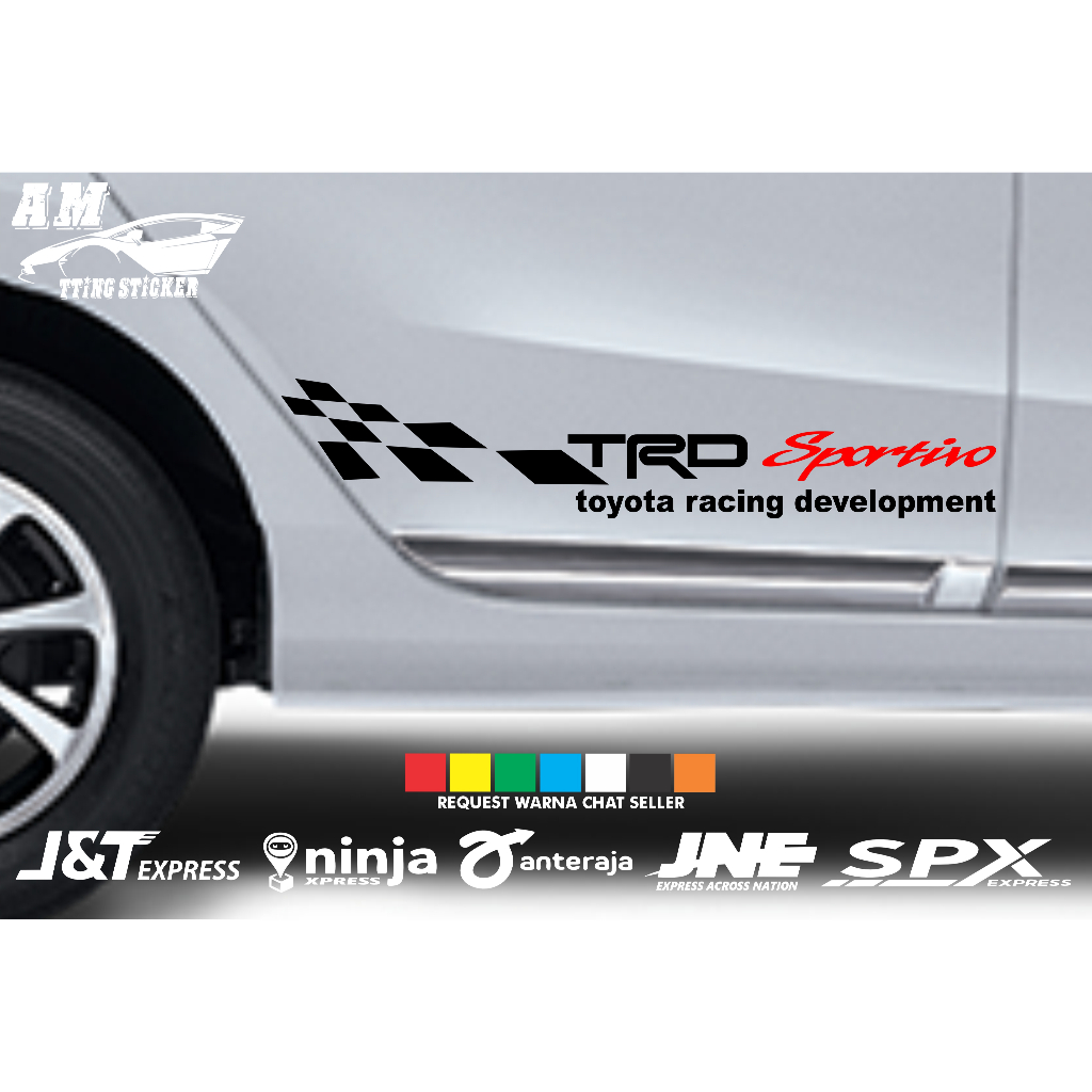 promo sticker body mobil avanza innova fortuner veloz calya rush stikerTRD sportivo kombinasi univer