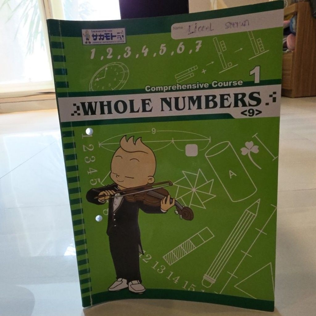 buku sakamoto matematika maths whole numbers 1, 9