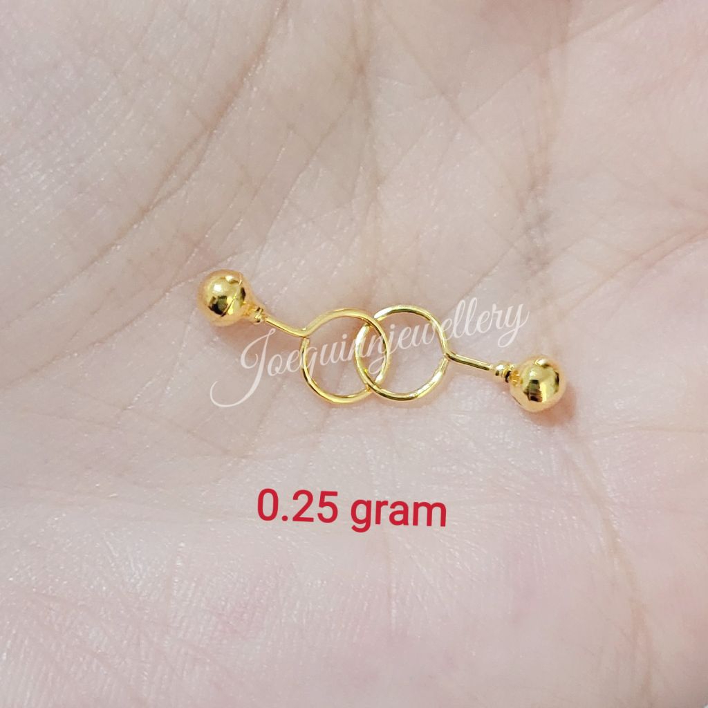 anting toge polos bayi