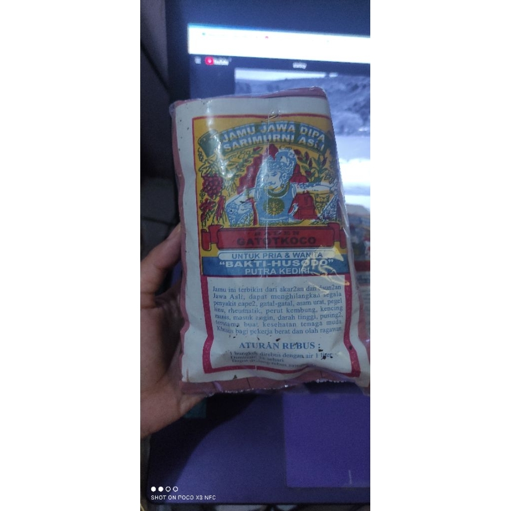 Jamu godok raden gatot kaca herbal alami