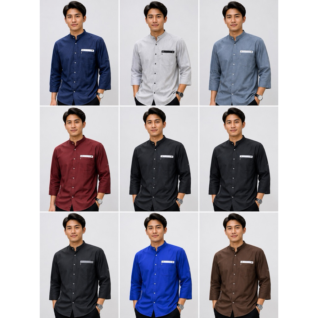 Baju jasko panjang / Baju muslim pria / Baju koko jasko / atasan muslim pria / baju koko dewasa