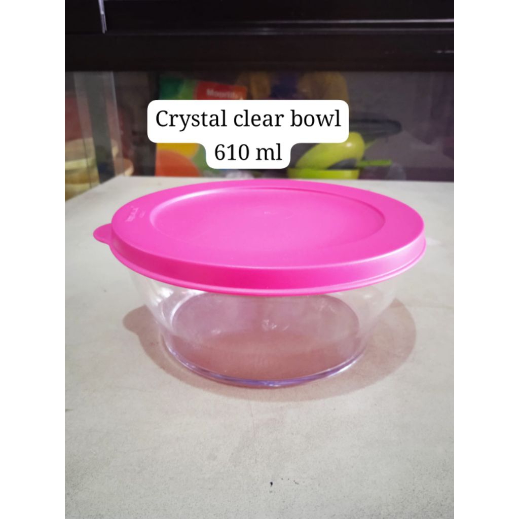 Mangkuk bening,Crystal Clear Bowl 610 ml by tupperware