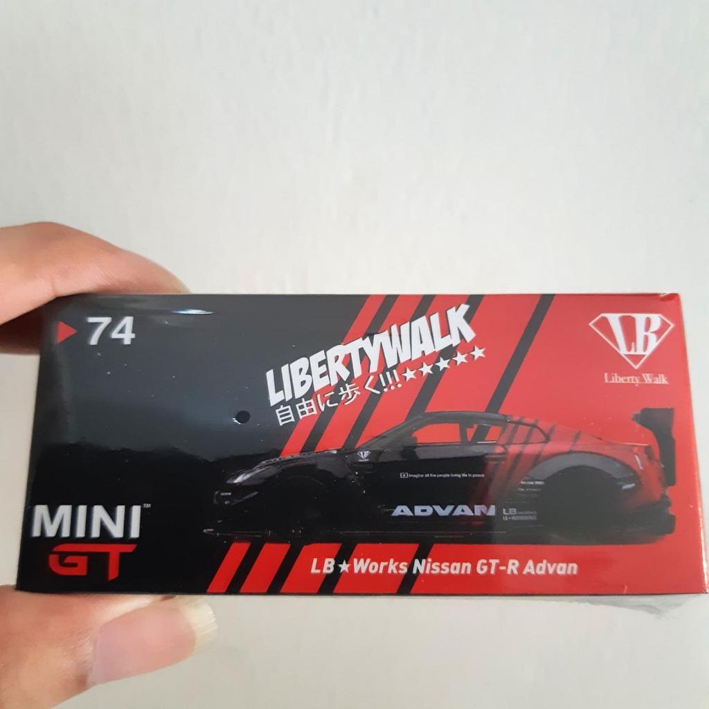 mini gt 74 nissan gtr advan lbwk limited minigt diecast