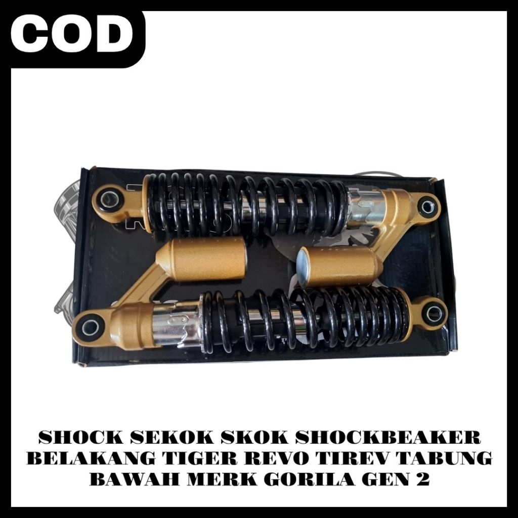 SHOCK SEKOK SKOK SHOCKBEAKER BELAKANG TIGER REVO TIREV TABUNG BAWAH MERK GORILA GEN 2 Motorcycle