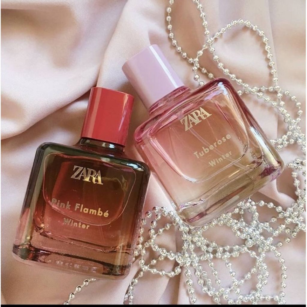 Parfum Original Zara Tuberose Winter 100ml + Zara Pink Flambe Winter 100ml - Parfum Wanita