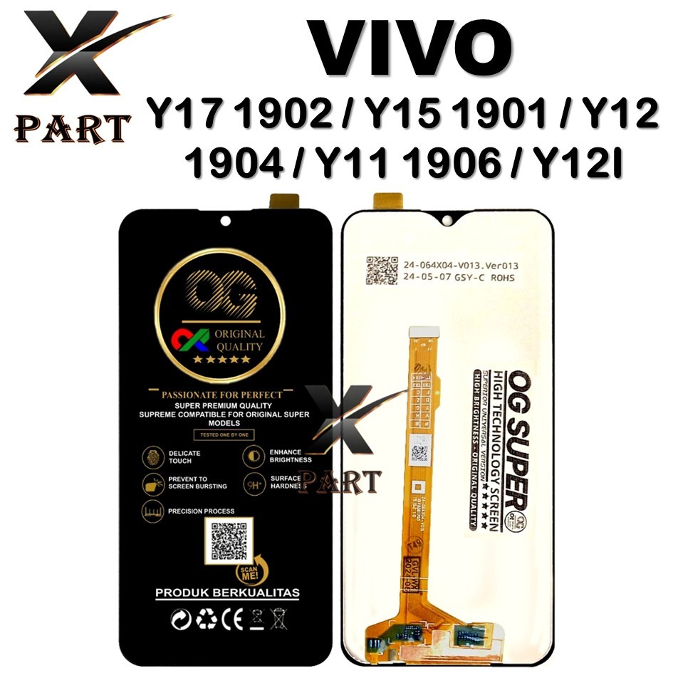 LCD TOUCHSCREEN VIVO Y17 1902 / Y15 1901 / Y12 1904 / Y11 1906 / Y12I ORI 100% COMPLETE