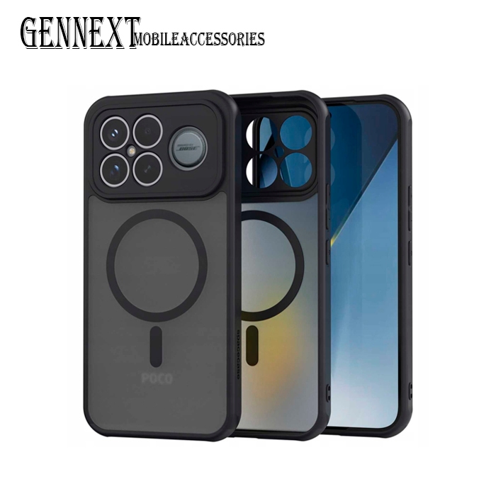 Gennext Case Magsafe Hybrid Matte Doff Xiaomi Redmi Note Mi Poco M7 M7Pro F7 F8 F8Pro F8Ultra X5 X7 