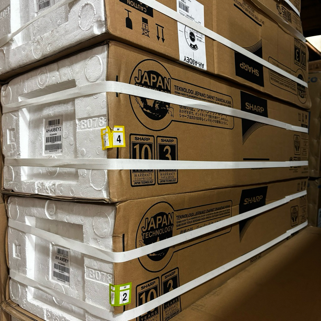 indoor ac sharp 1pk Segel pabrik