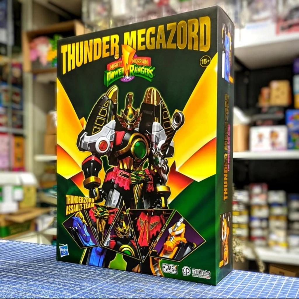 Power Rangers Thunder Megazord Metal Mainan Anak Kolaborasi Hasbro