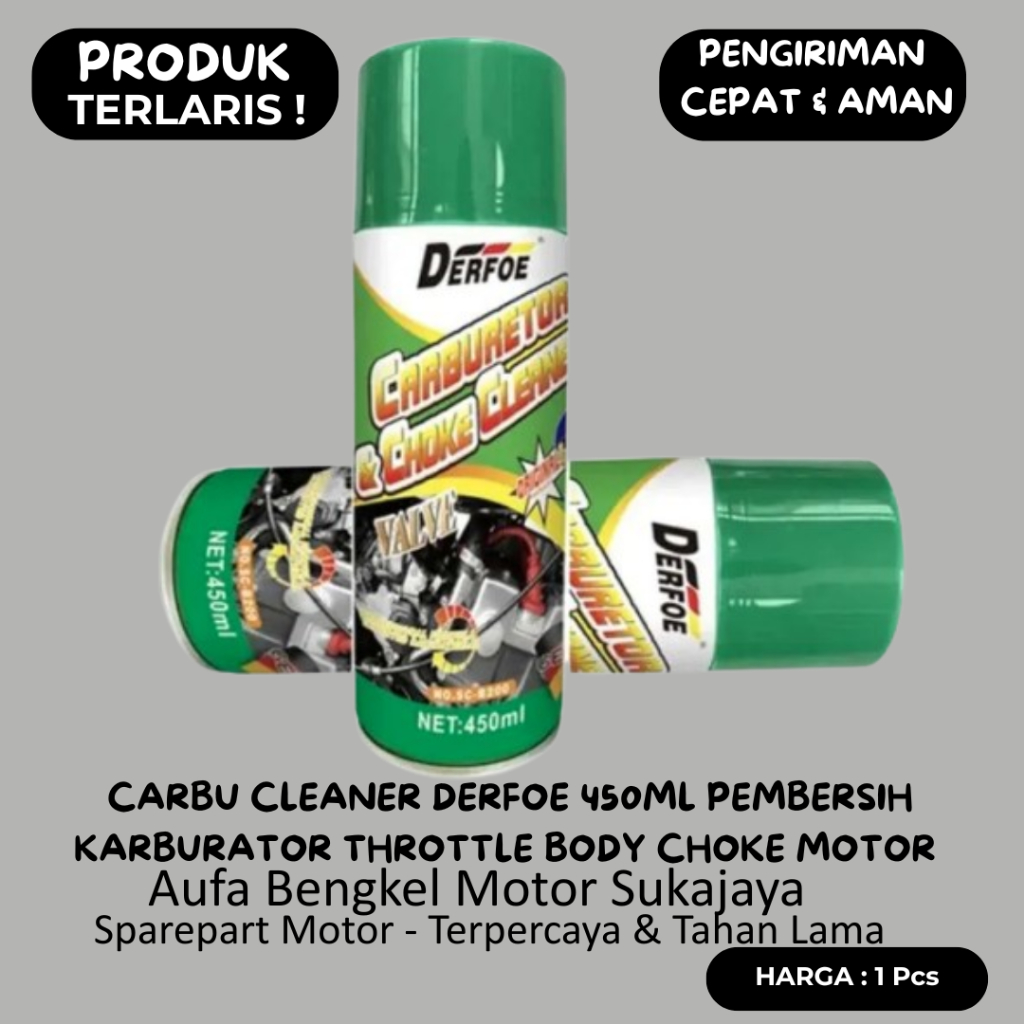 Derfoe Pembersih Karburator Motor Karburator Cleaner