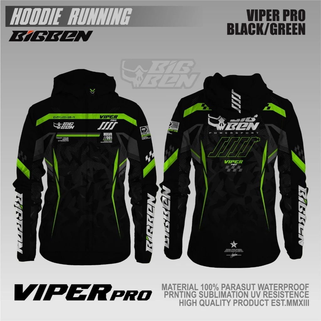 Running Jacket Windbreaker | Viper Pro Venom Racer