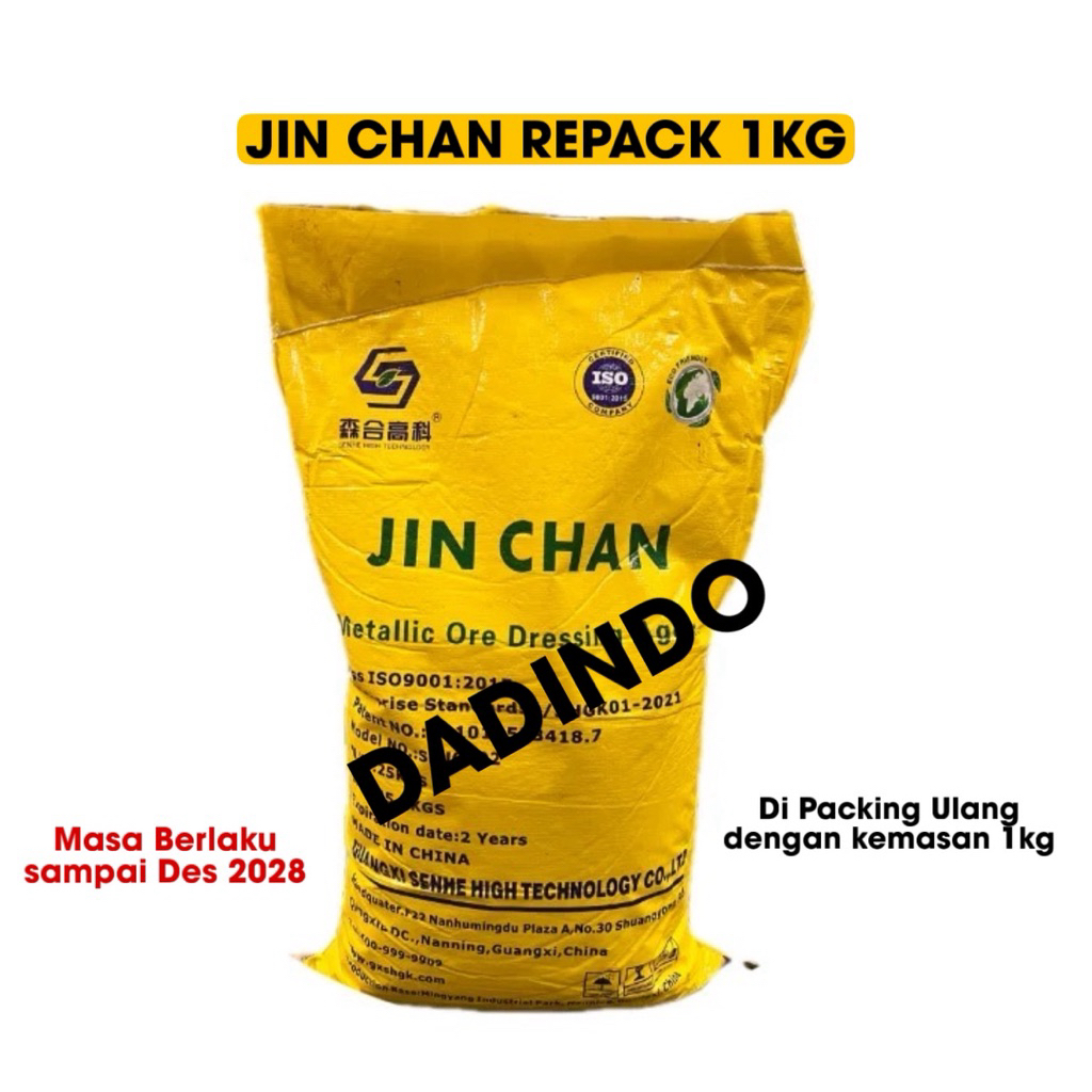 Jinchan Gold Dressing Agent Jin Chan Pelebur Emas kemasan 1kg