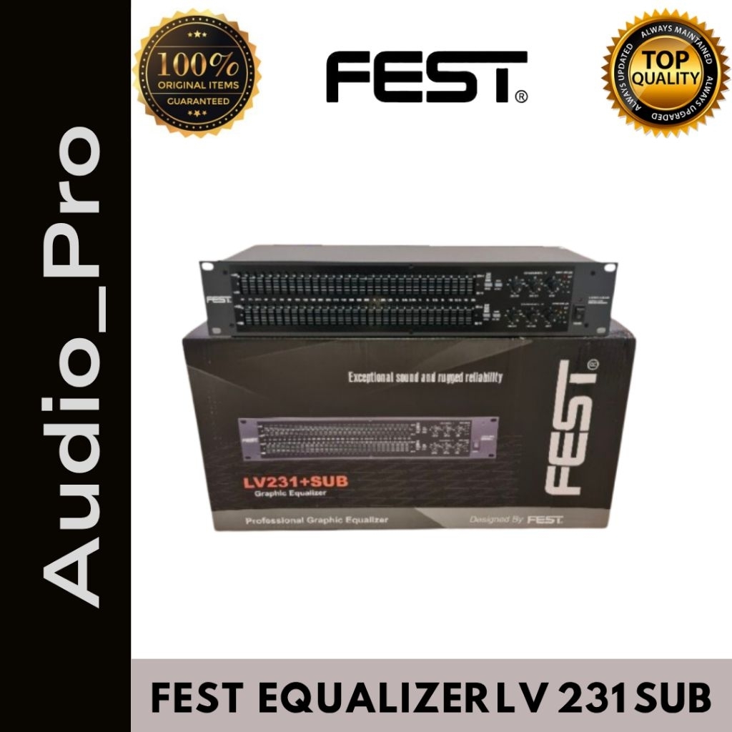 Equalizer Fest LV 231 Sub Equalizer Fest LV231 Sub Equalizer Fest LV-231 Sub Original