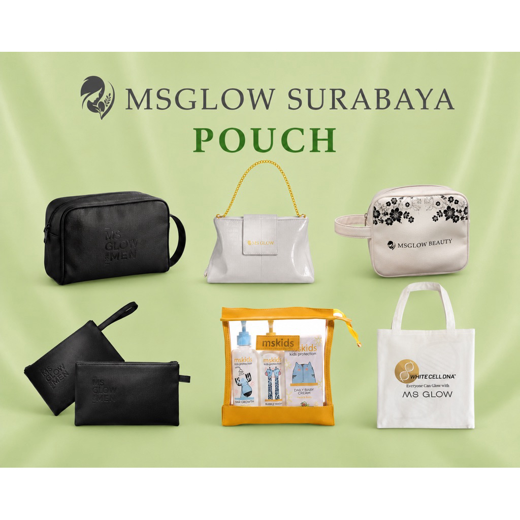 Pouch Ms glow / Totebag ms glow / Pouch ms glow for men