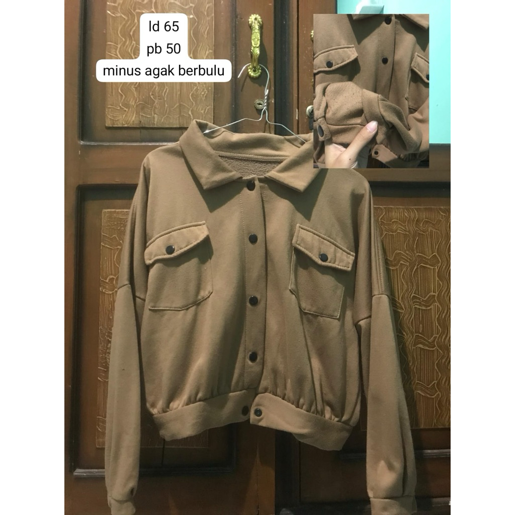 preloved brown jacket