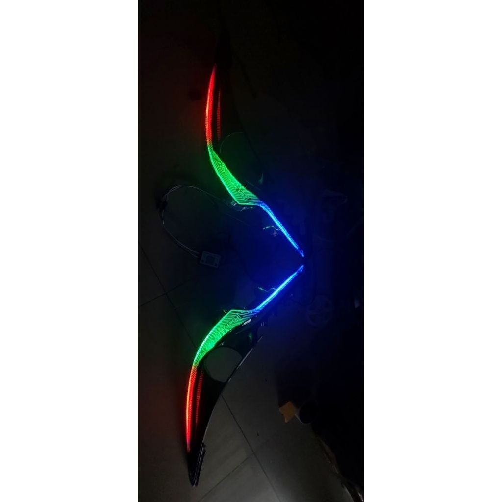 Fortuner VRZ 2016-2019 custom slime frame alis bawah DRL led RGB