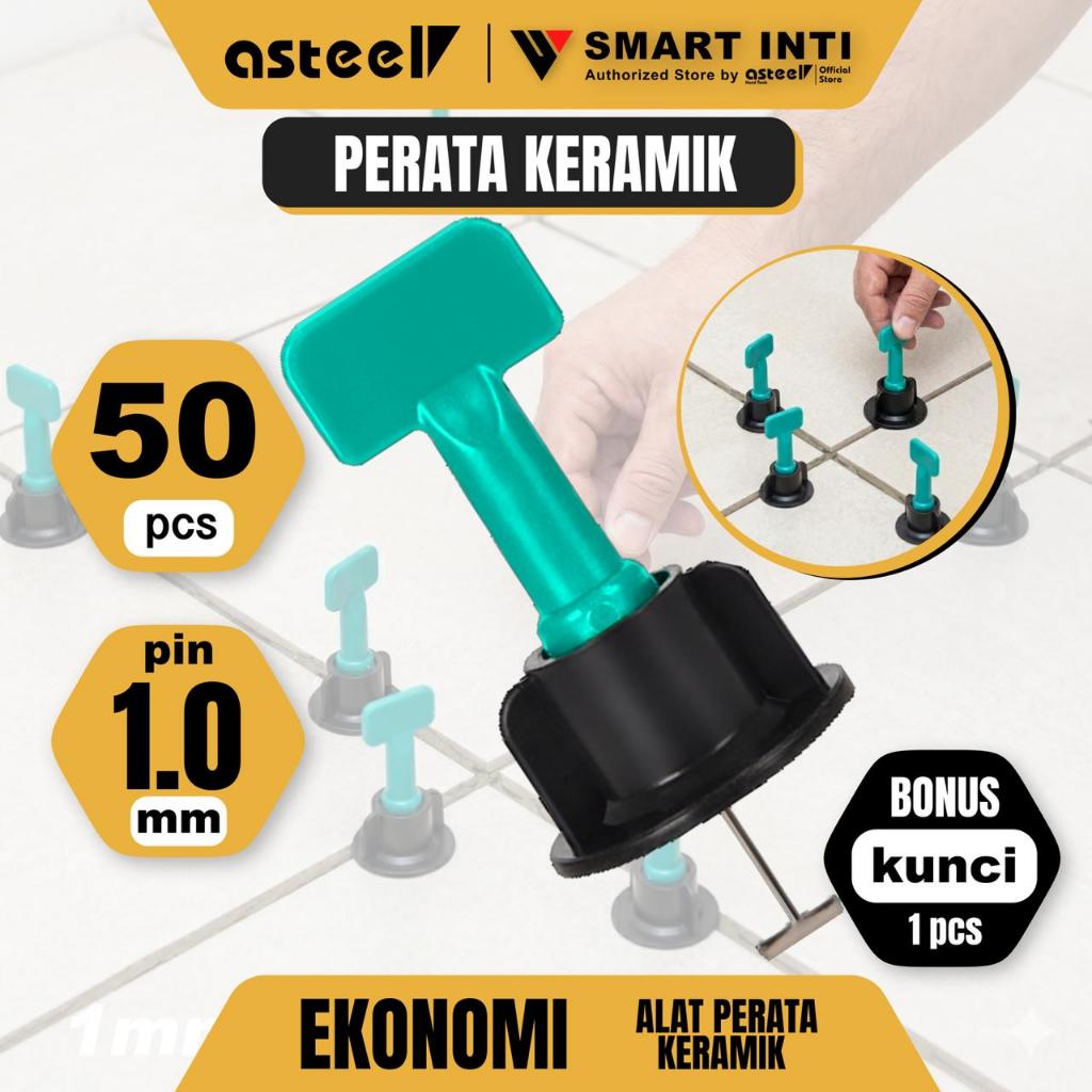 T Spacer Keramik Pasang Perata Granit 1mm Reusable Tile Leveling System Eko