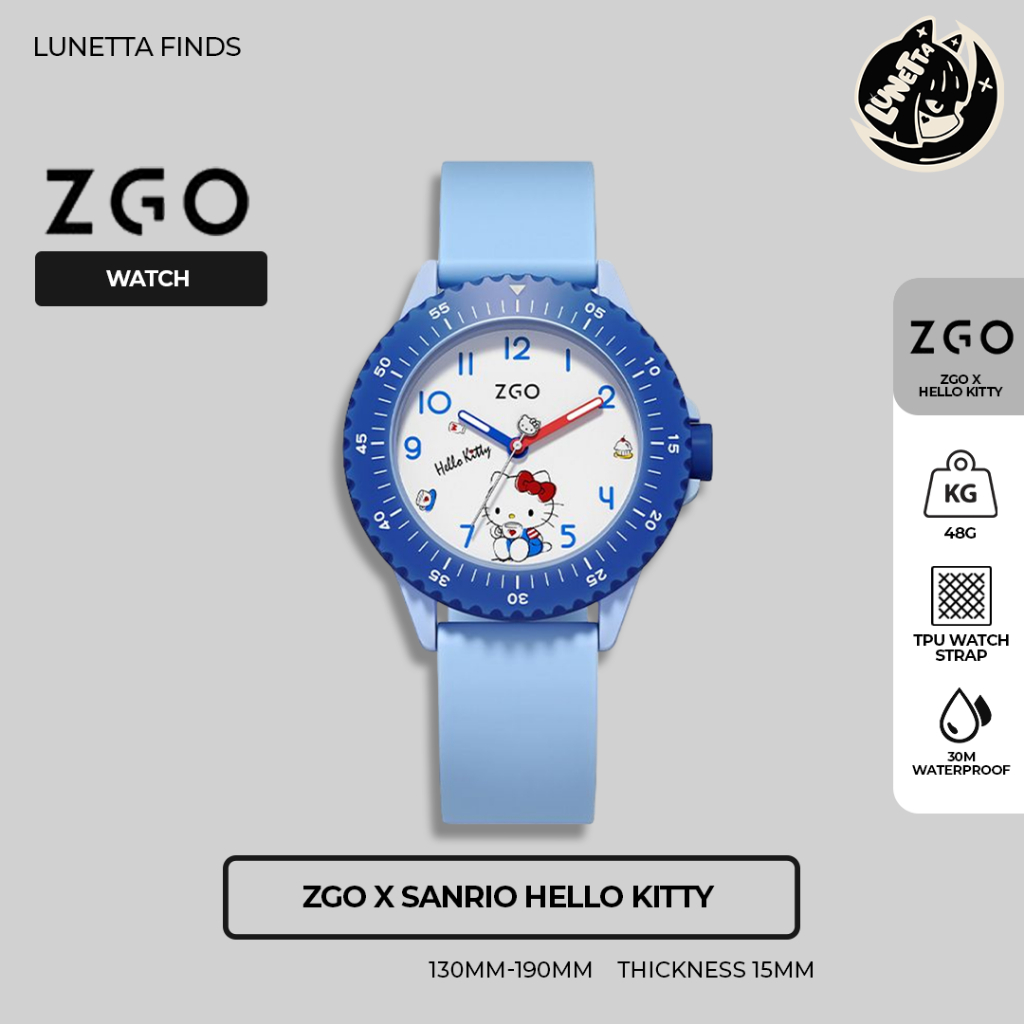 ZGO x SANRIO Hello Kitty Official Licensed Sanrio Product Jam Tangan Wanita Watch