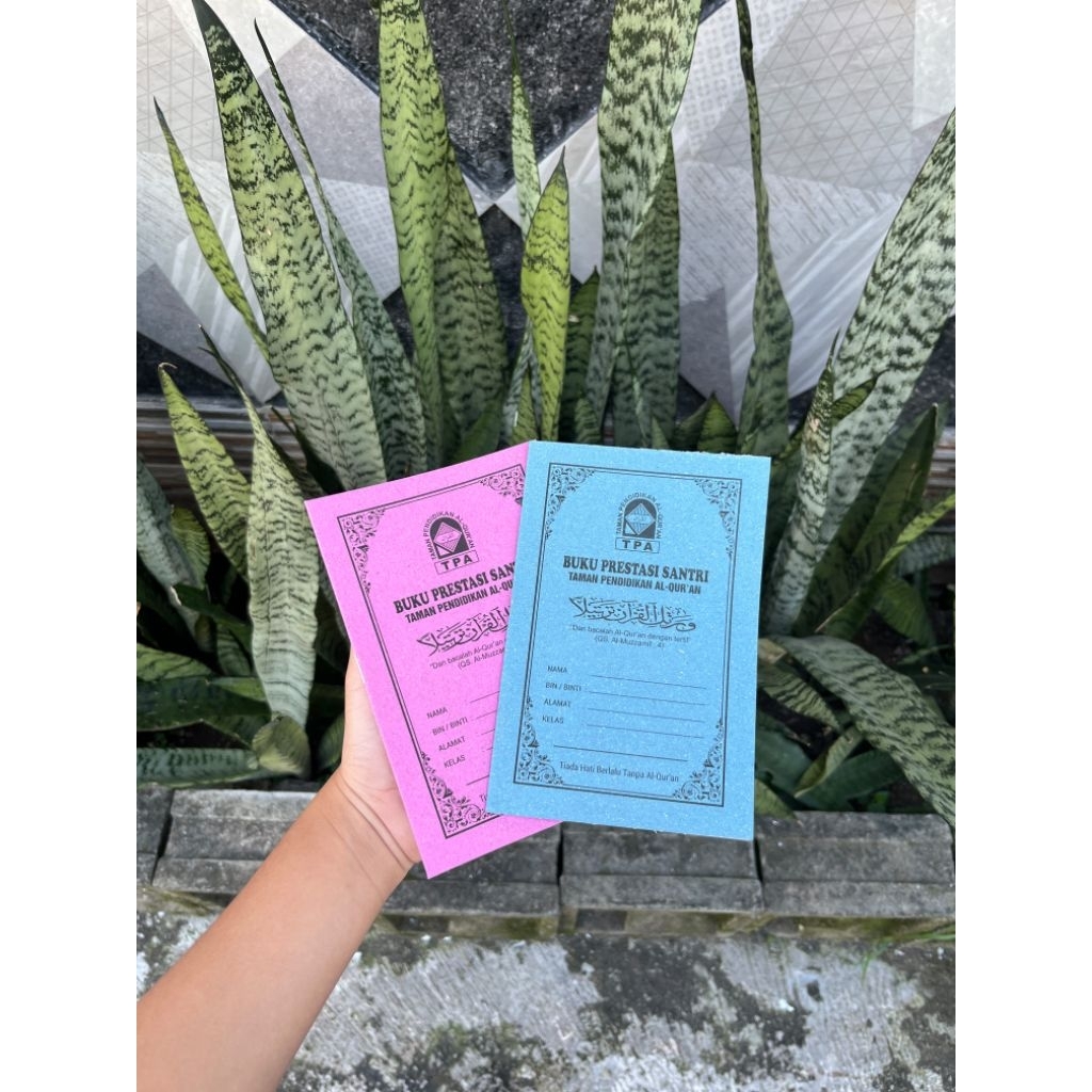 buku catatan iqro santri tpa/tpq