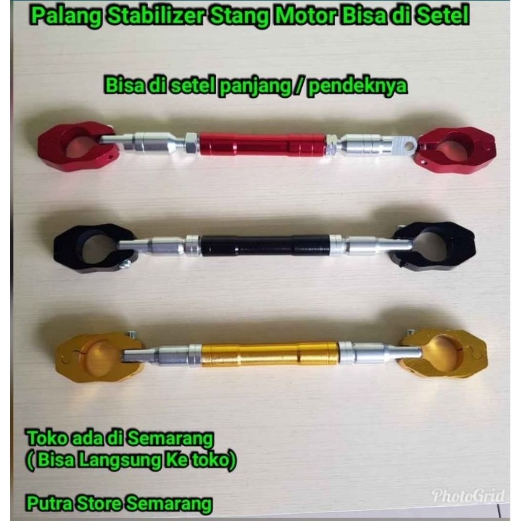Palang stang Motor bisa di setel Palang stang sambungan stabilizer stang Motor Adjustable