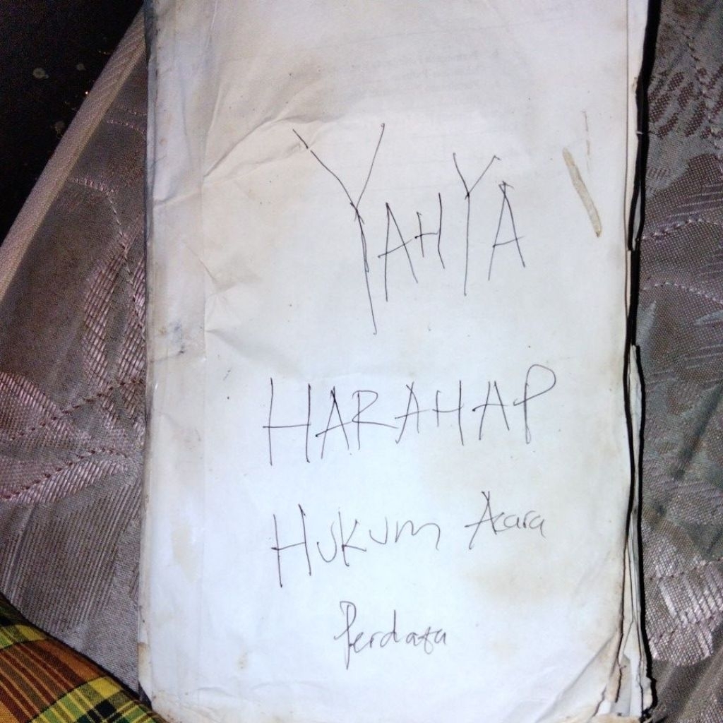 Yahya Harahap hukum acara perdata