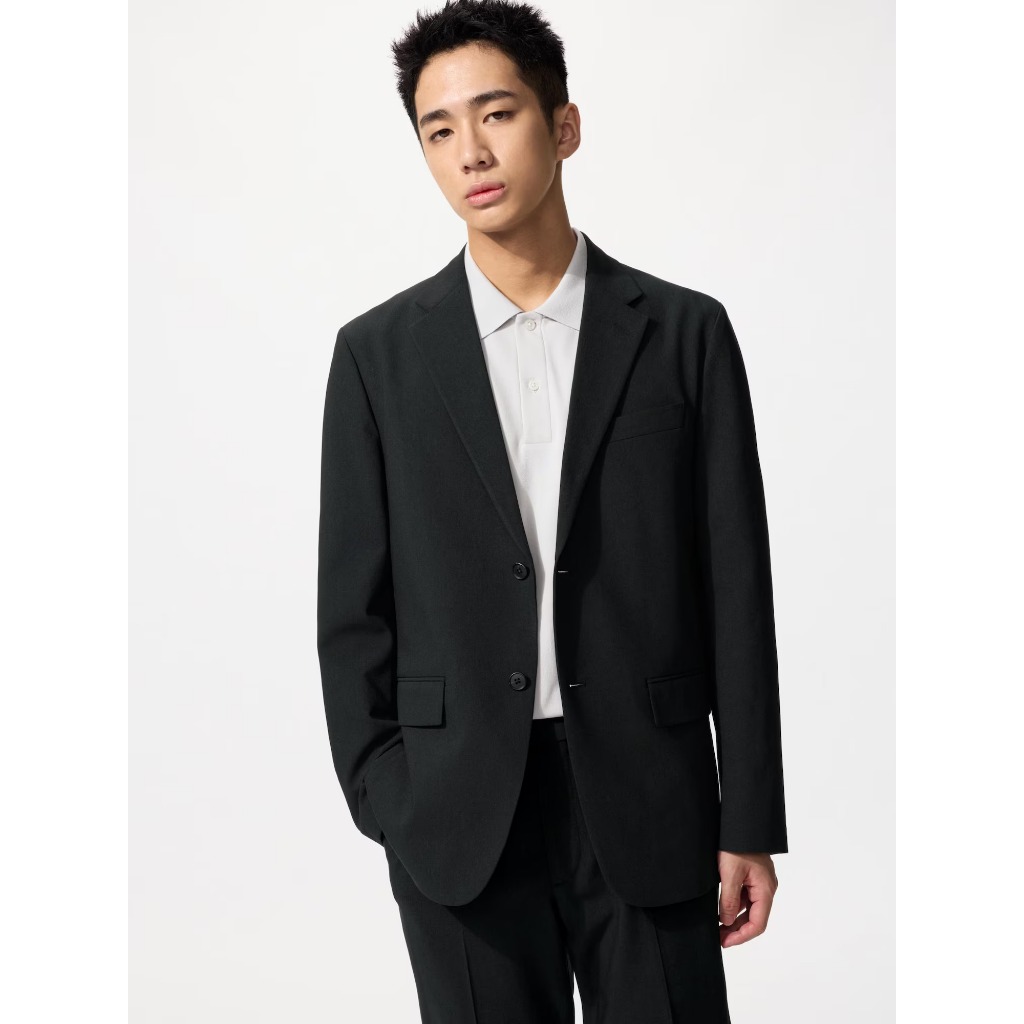 UNIQLO BLACK BLAZER JAS HITAM UNIQLO
